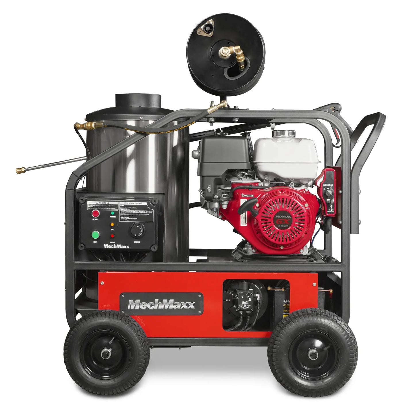 4000 PSI 4 GPM HONDA E-Start Engine Hot Water Pressure Washer with Hose Reel, HPW40H