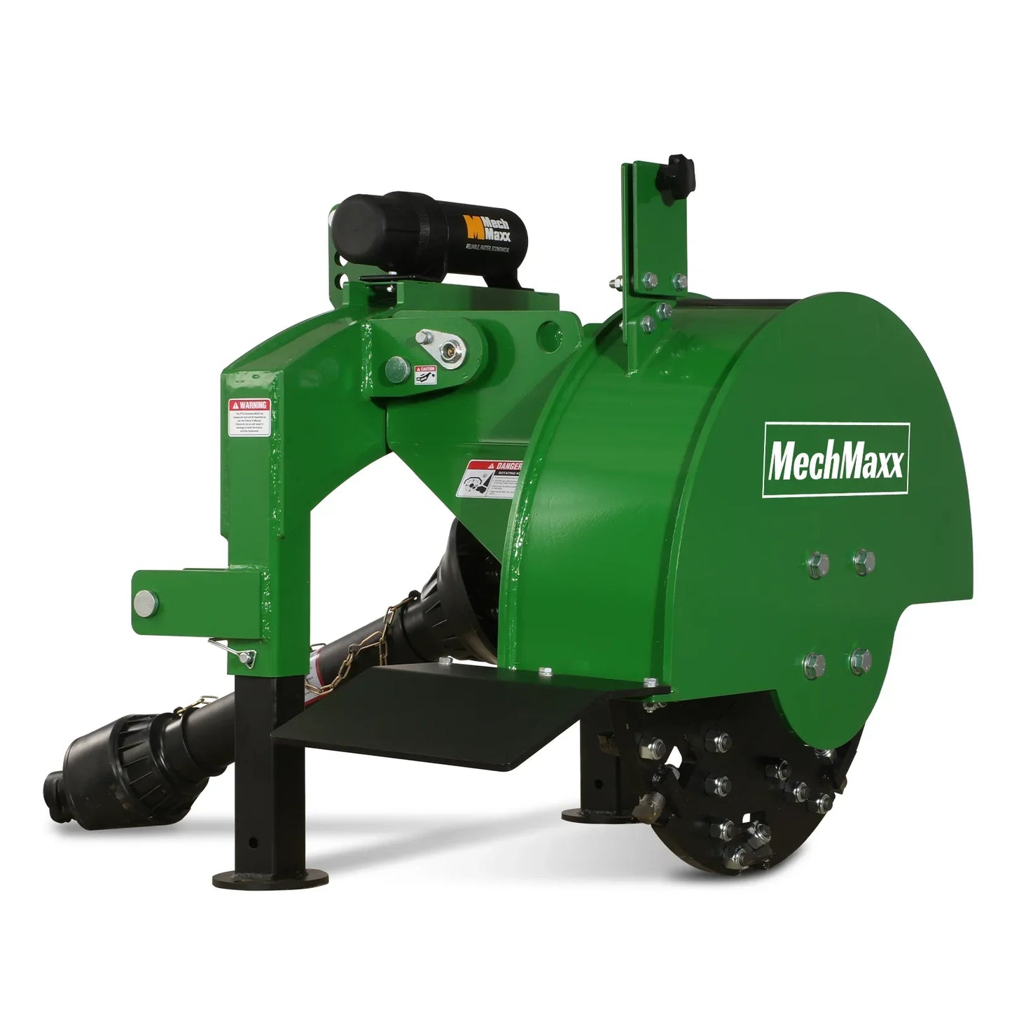 3-Point Hitch PTO Stump Grinder with 34 Carbide Teeth (PTO Shaft Included with Slip Clutch), for 15-45HP Tractor, SG24