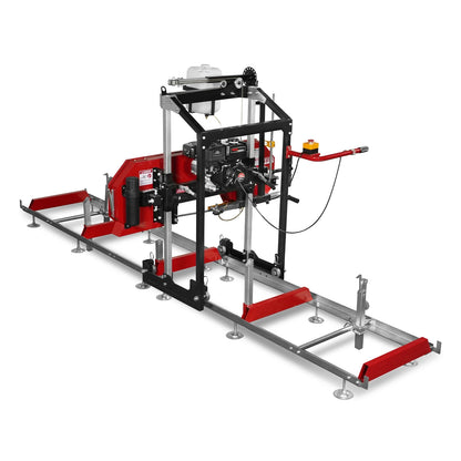 22" Portable Sawmill,  224cc 7HP DUCAR Gasoline Engine,  18" Board Width,  13' Track Length ,  SM-22