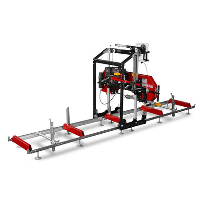 22" Portable Sawmill,  224cc 7HP DUCAR Gasoline Engine,  18" Board Width,  13' Track Length ,  SM-22