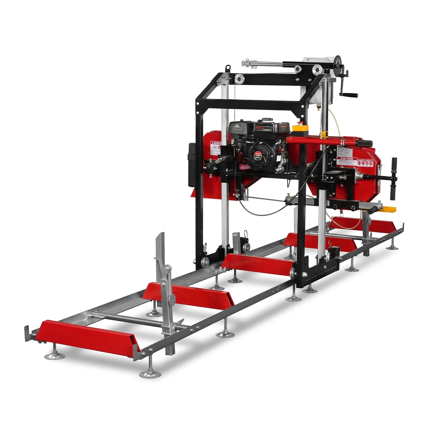 22" Portable Sawmill,  224cc 7HP DUCAR Gasoline Engine,  18" Board Width,  13' Track Length ,  SM-22