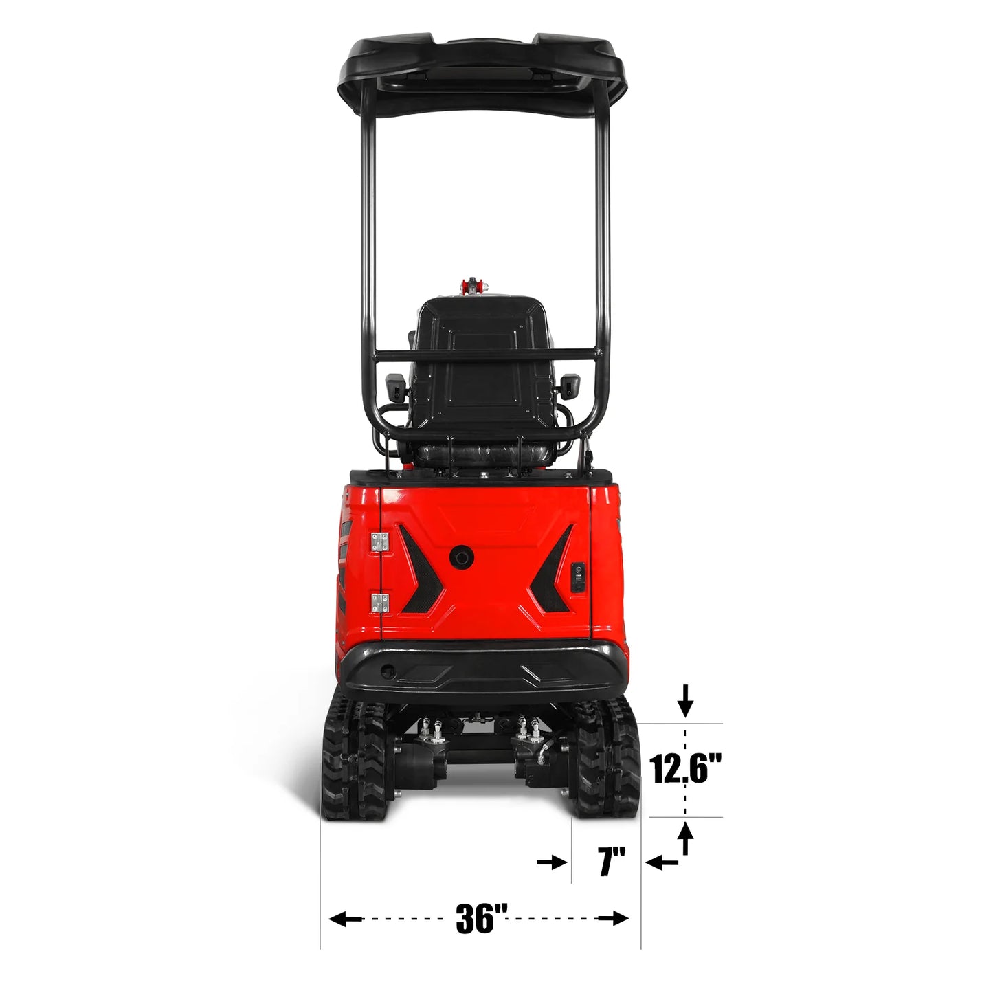 Mini Compact Excavator HONDA GX390 Engine,  65.7" Max. Digging Depth,  2280 LBS Operating Weight,  MEC10