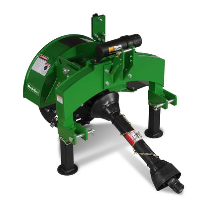 3-Point Hitch PTO Stump Grinder with 34 Carbide Teeth (PTO Shaft Included with Slip Clutch), for 15-45HP Tractor, SG24