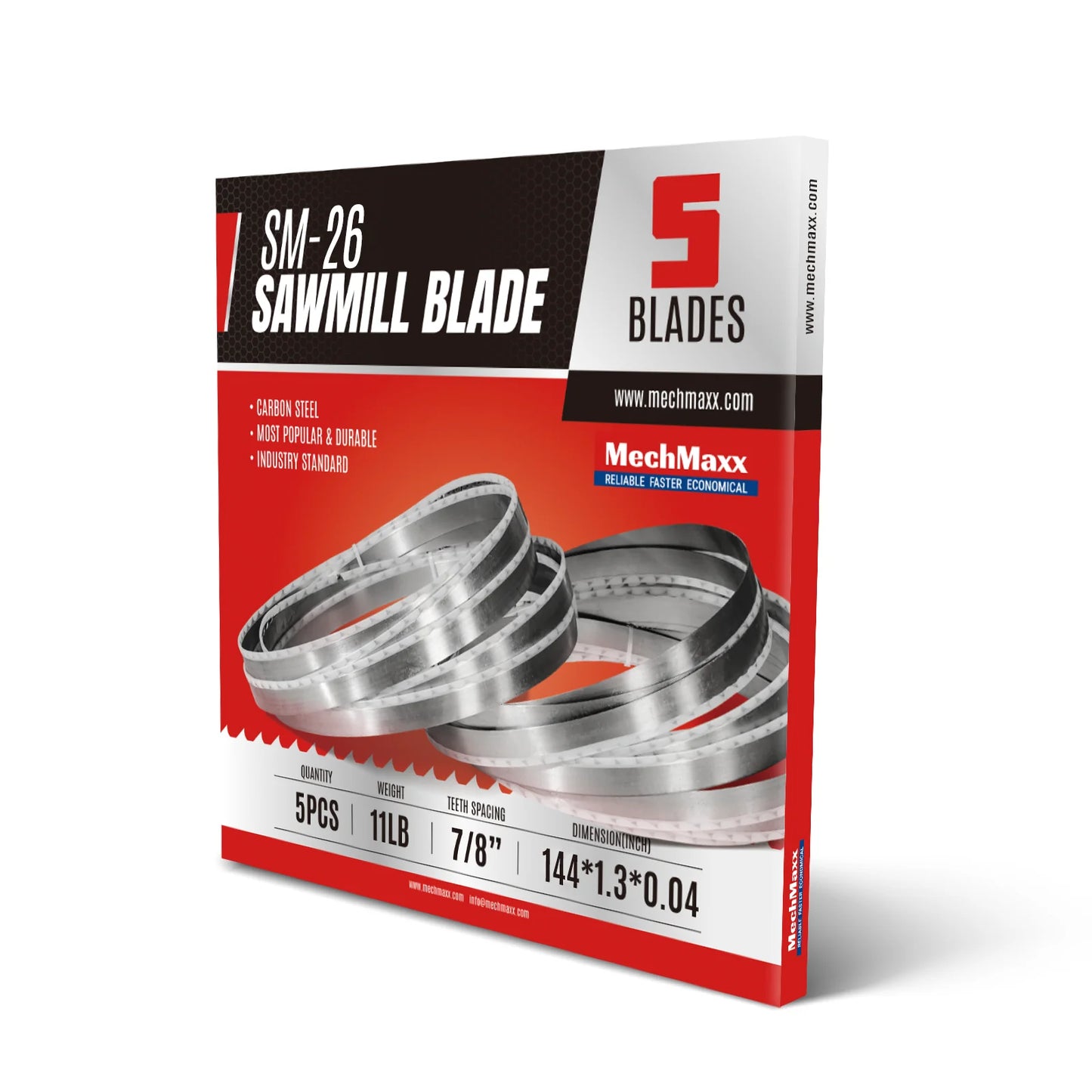 ( 1 Pack / 5 Blades ) SM-26 Sawmill Blade (SKU: 150166; 150166D6; 150166K6）