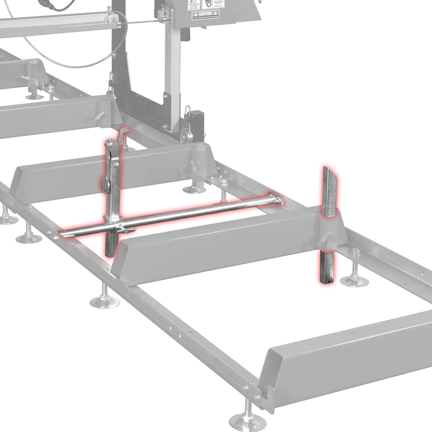 Quick Log Clamp Assembly for Sawmill SM-26 (SKU: 150166; 150166D6; 150166K6）
