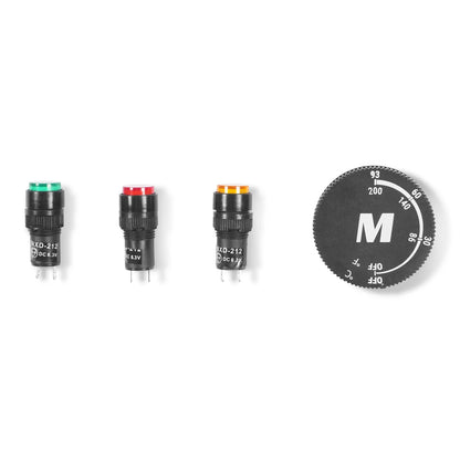 ( 1 Pack / 1 Set ) Indicator Lights & Thermostat Knob (for SKU: 204002, 204003, 204004, 204006, 204007, 204008, 204010, 204011, 204012)