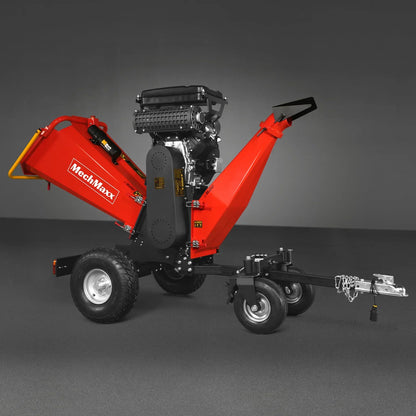 8 inch ZONSEN E-Start 1000cc 35hp Gas Powered 4 - Wheel Drum Wood Chipper with Taillight , B200