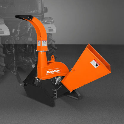3 Point PTO Wood Chipper Attachment For Tractors Up To 45HP (PTO Shaft Included),  BX42S