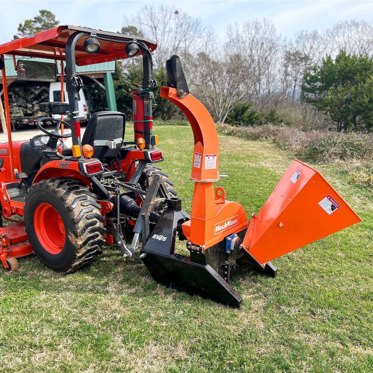 3-Point PTO Stump Grinder & Wood Chipper Combo