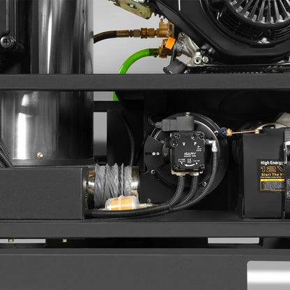 4000 PSI 4 GPM ZONSEN E-Start Engine Hot Water Pressure Washer Skid Mounted with 245 Gal Tank,  HPW40DBT