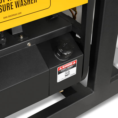 4000 PSI 4 GPM ZONSEN E-Start Engine Hot Water Pressure Washer Skid Mounted with 175 Gal Tank,  HPW40DT