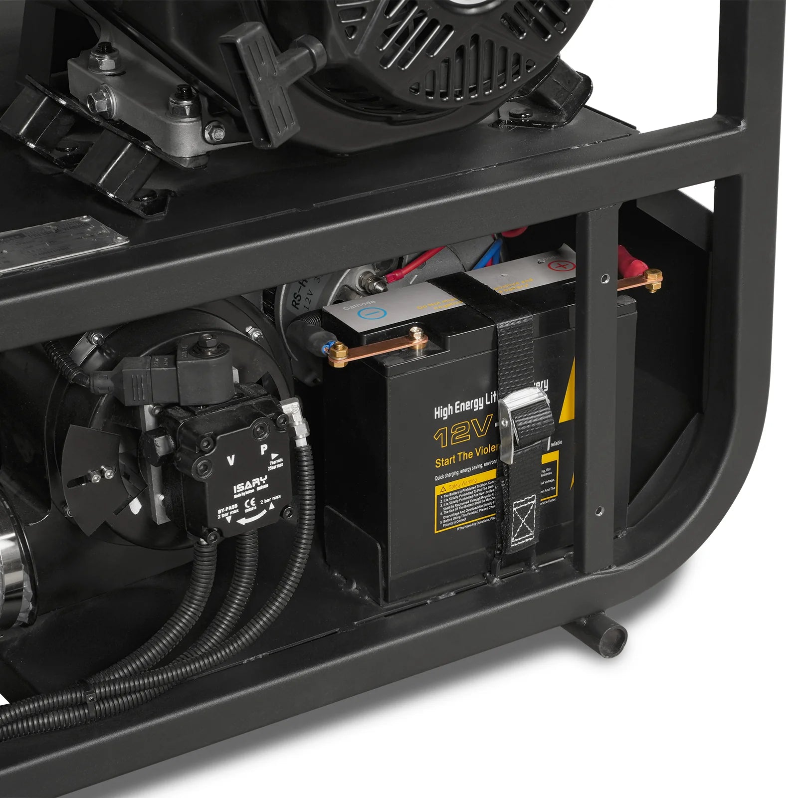 4000 PSI 4 GPM HONDA E-Start Engine Hot Water Pressure Washer with Hose Reel,  HPW40H