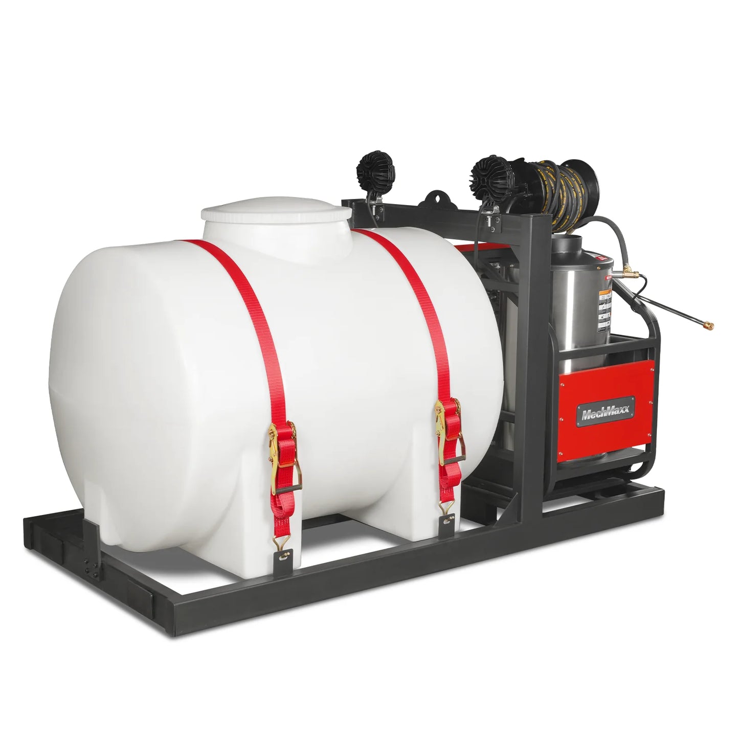 4000 PSI 4 GPM HONDA E-Start Engine Hot Water Pressure Washer Skid Mounted with 245 Gal Tank,  HPW40HBT
