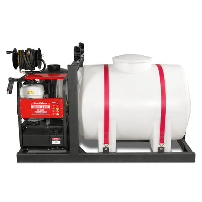 4000 PSI 4 GPM HONDA E-Start Engine Hot Water Pressure Washer Skid Mounted with 245 Gal Tank,  HPW40HBT