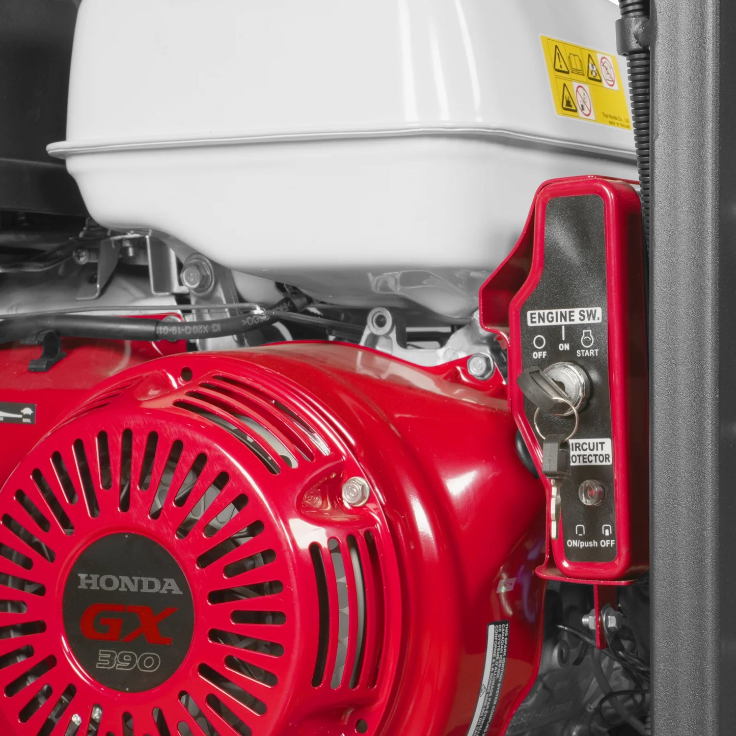 4000 PSI 4 GPM HONDA E-Start Engine Hot Water Pressure Washer Skid Mounted with 245 Gal Tank,  HPW40HBT
