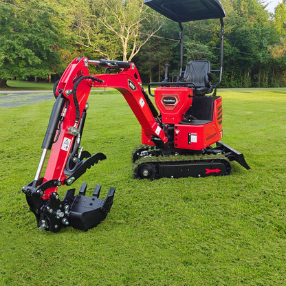 Mini Compact Excavator HONDA GX390 Engine,  65.7" Max. Digging Depth,  2280 LBS Operating Weight,  MEC10