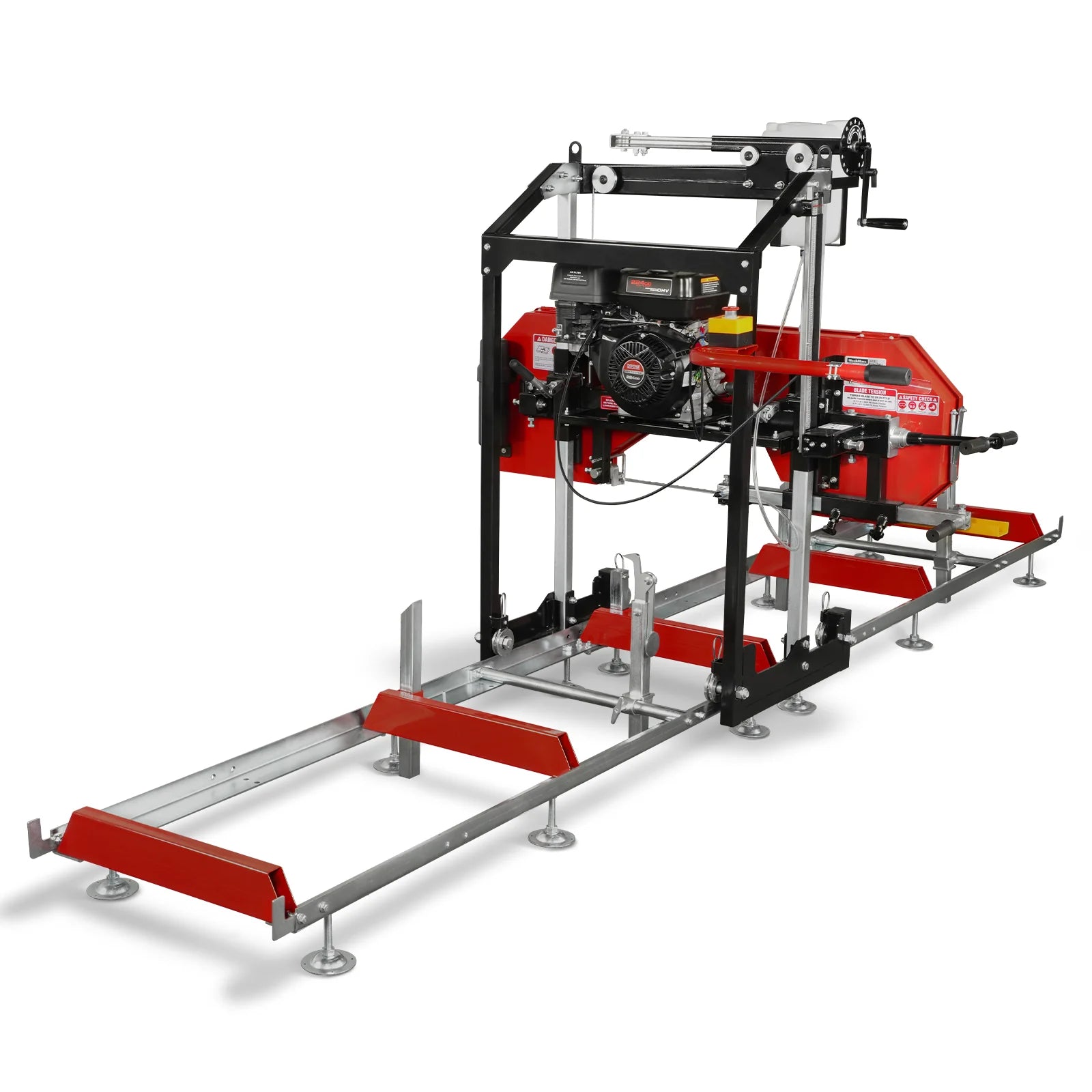 22" Portable Sawmill,  224cc 7HP DUCAR Gasoline Engine,  18" Board Width,  13' Track Length ,  SM-22