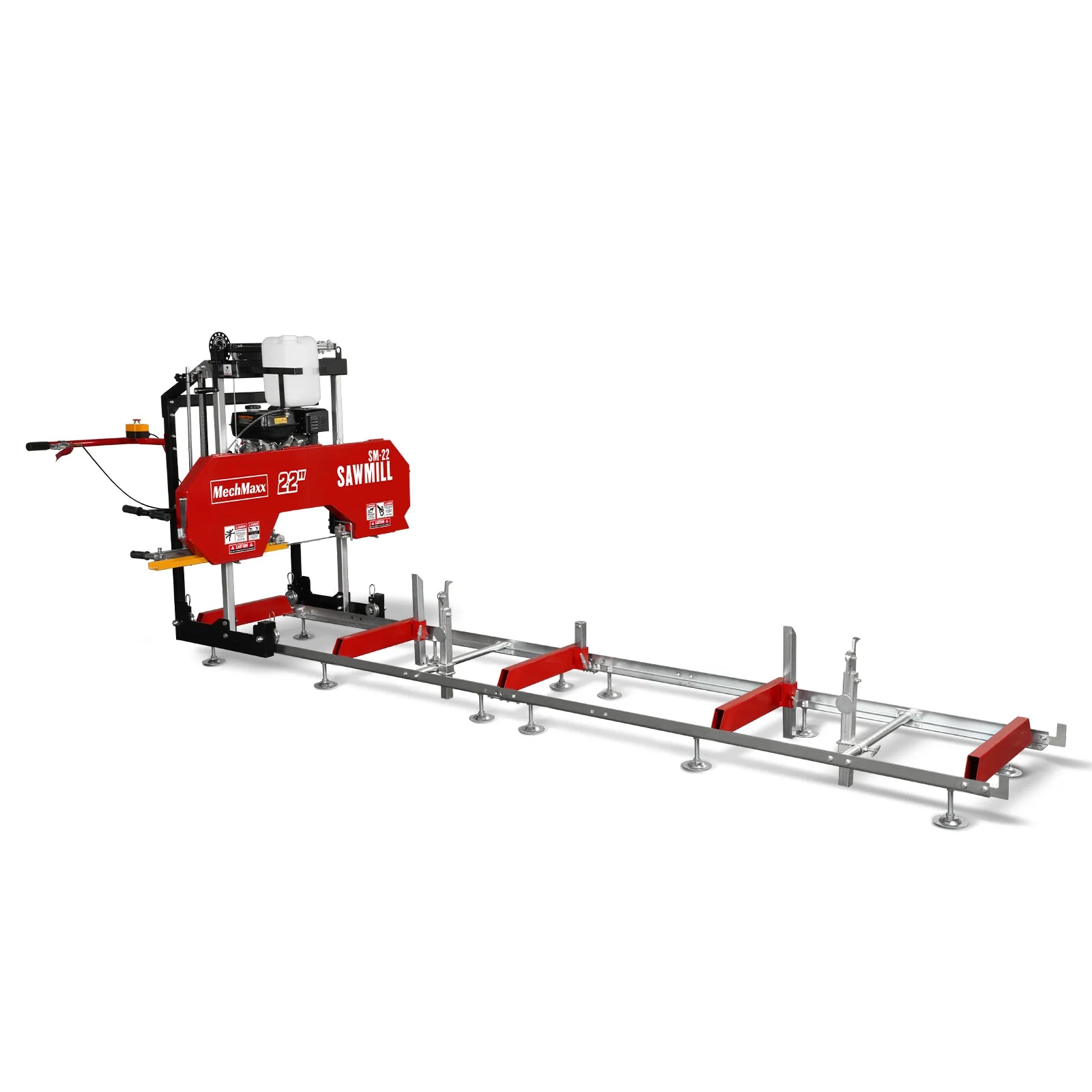 22" Portable Sawmill,  KOHLER 9.5hp 277cc Gasoline Engine,  18" Board Width,  13' Track Length ,  SM-22