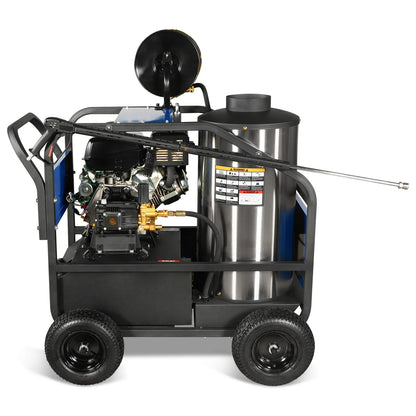 4000 PSI 4 GPM KOHLER E-Start Engine Hot Water Pressure Washer with Hose Reel,  HPW40K