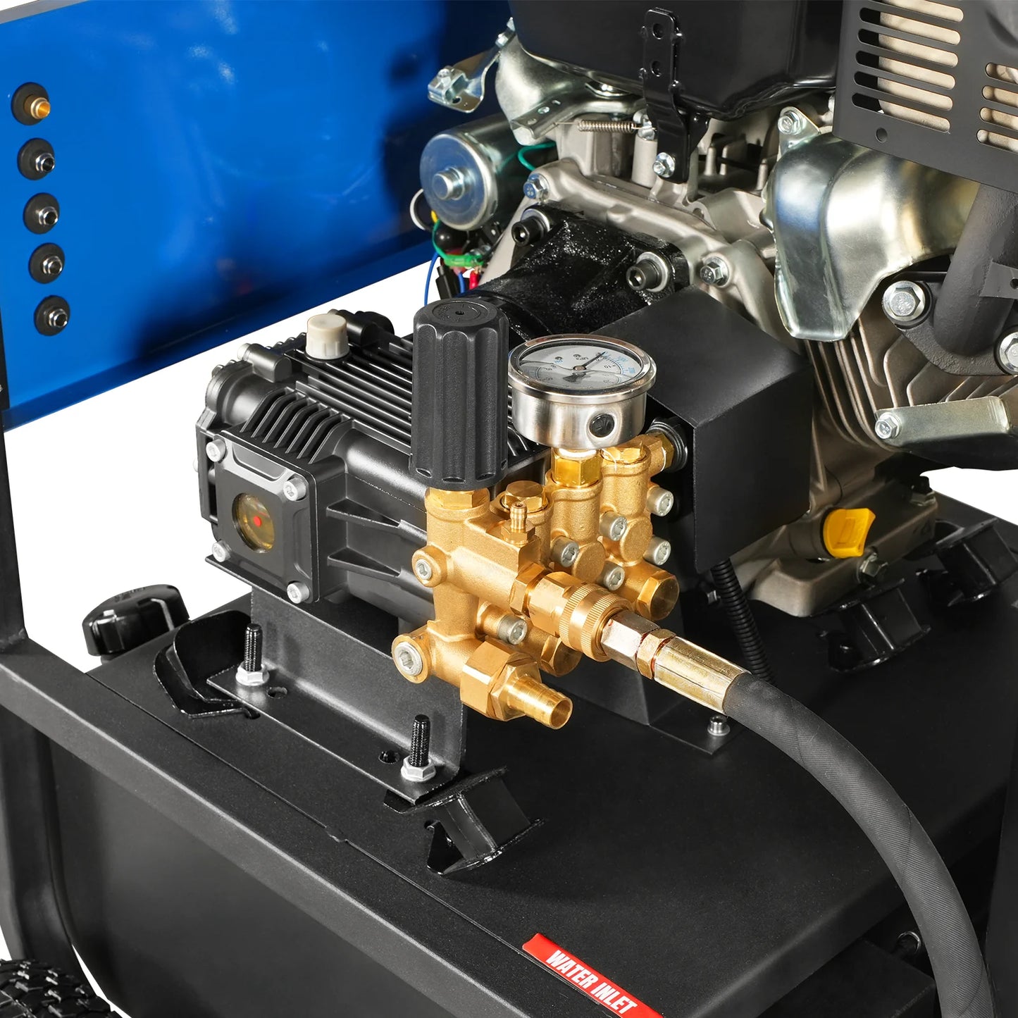 4000 PSI 4 GPM KOHLER E-Start Engine Hot Water Pressure Washer with Hose Reel,  HPW40K