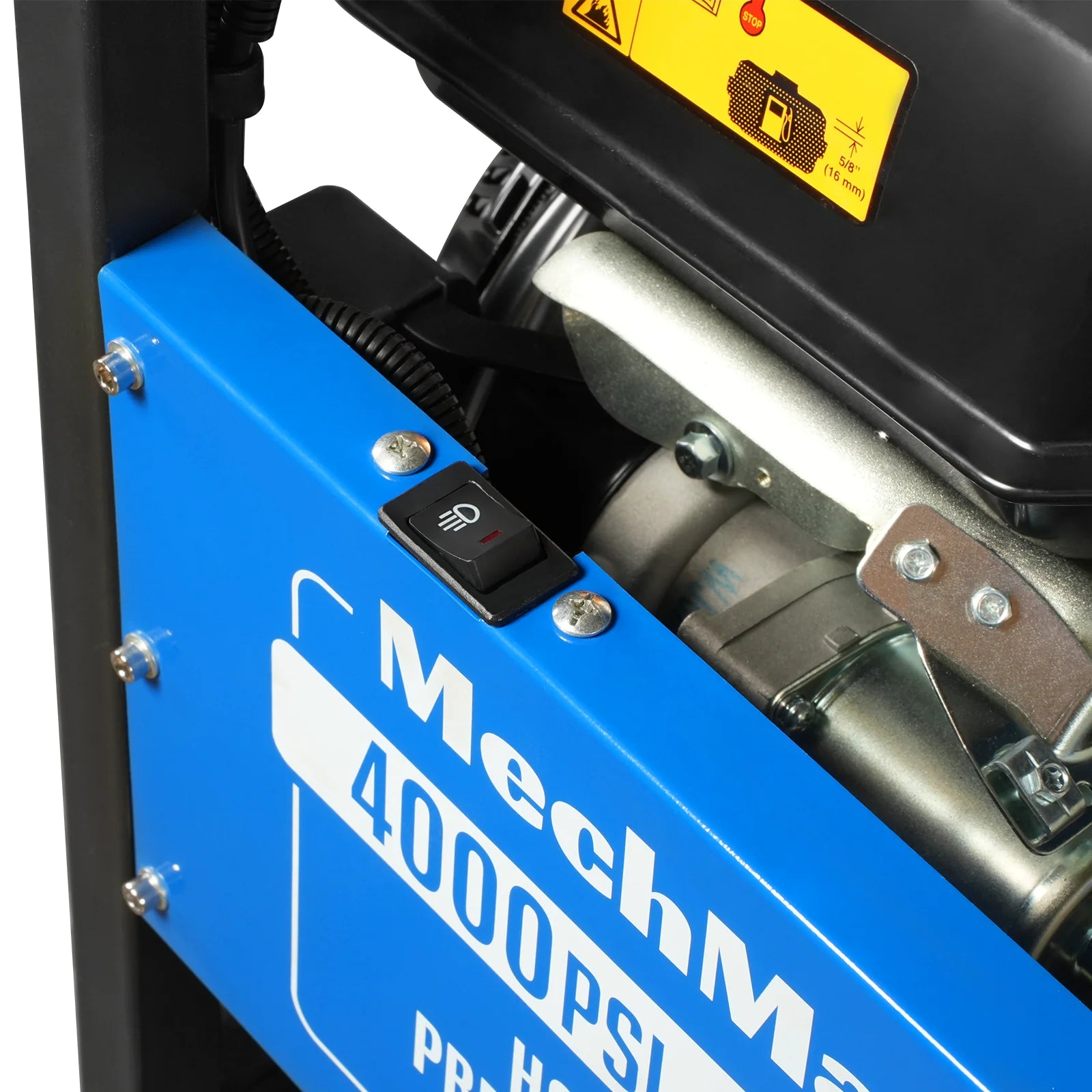 4000 PSI 4 GPM KOHLER E-Start Engine Hot Water Pressure Washer Skid Mounted with 245 Gal Tank,  HPW40KBT
