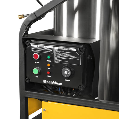4000 PSI 4 GPM ZONSEN E-Start Engine Hot Water Pressure Washer with Hose Reel,  HPW40D