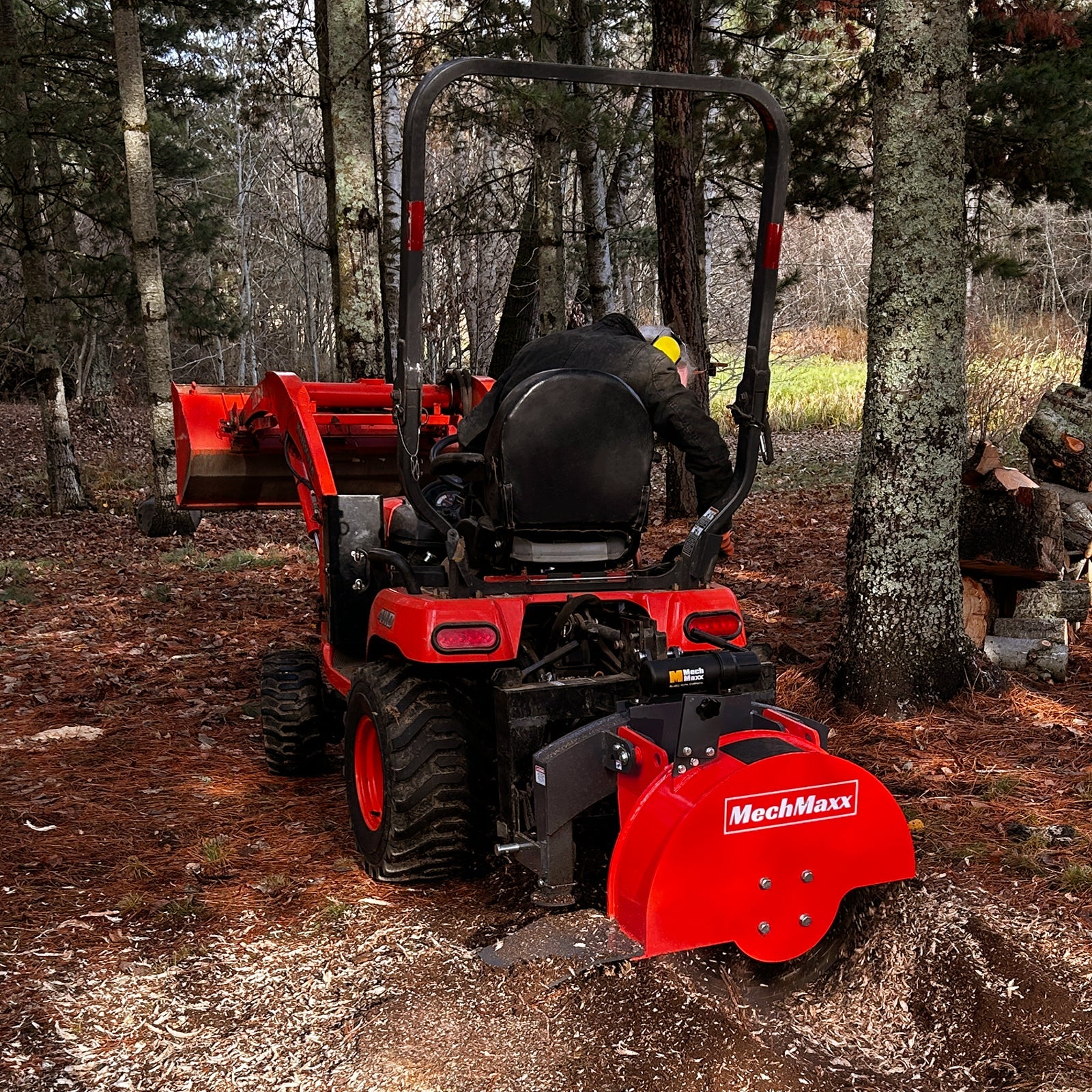 3-Point PTO Stump Grinder & Wood Chipper Combo