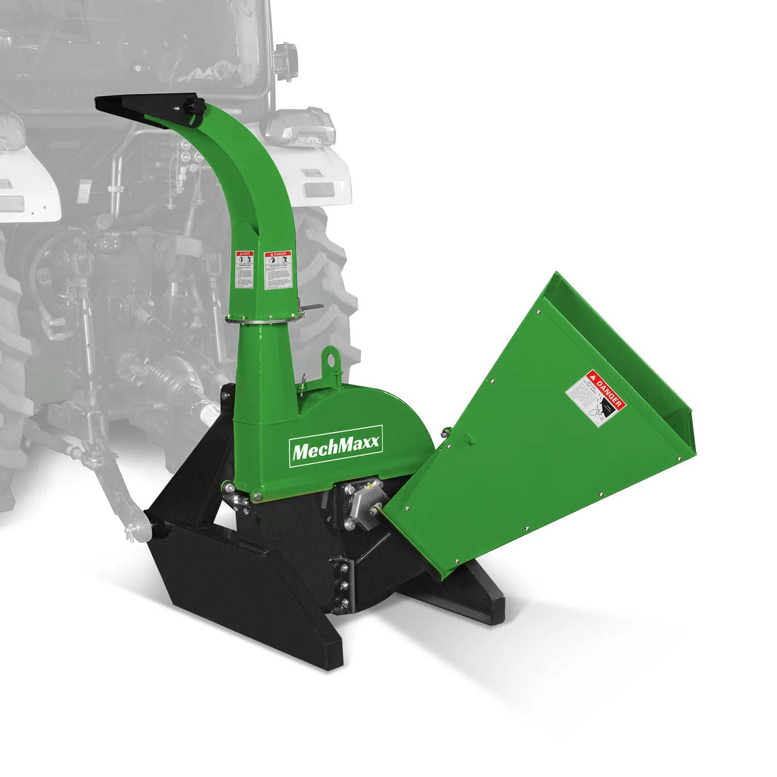 3 Point PTO Wood Chipper Attachment For Tractors Up To 45HP (PTO Shaft Included),  BX42S