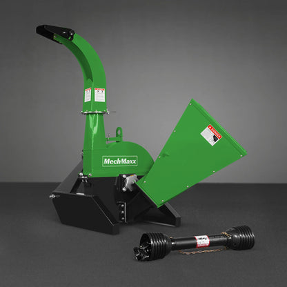 3 Point PTO Wood Chipper Attachment For Tractors Up To 45HP (PTO Shaft Included),  BX42S
