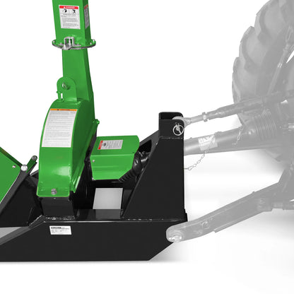 3 Point PTO Wood Chipper Attachment For Tractors Up To 45HP (PTO Shaft Included),  BX42S