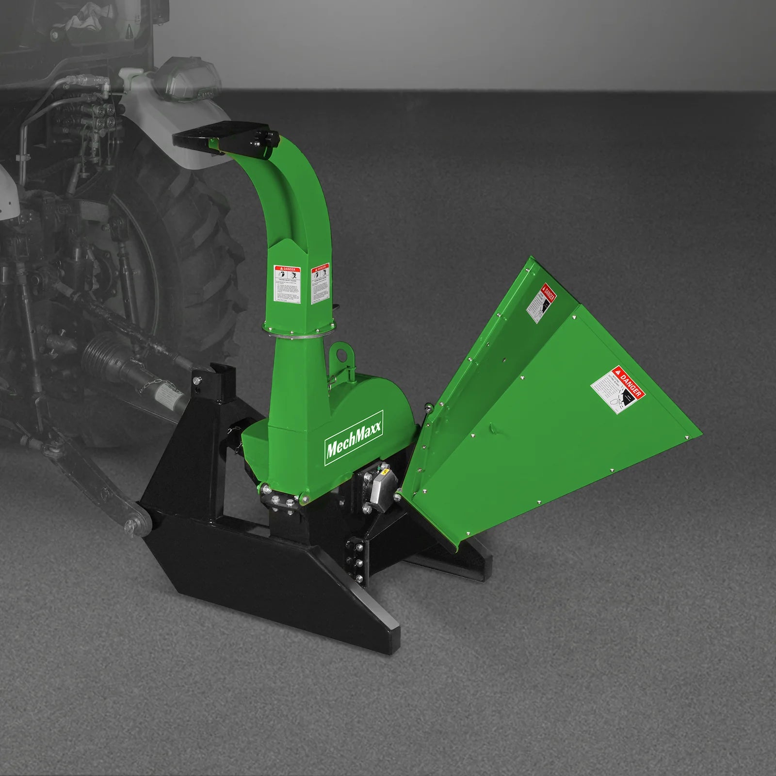 3 Point PTO Wood Chipper Attachment For Tractors Up To 45HP (PTO Shaft Included),  BX42S