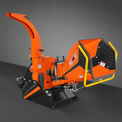 6" 3 Point Hydraulic Feeding PTO Wood Chipper for 20-50HP Tractor,  WC68H