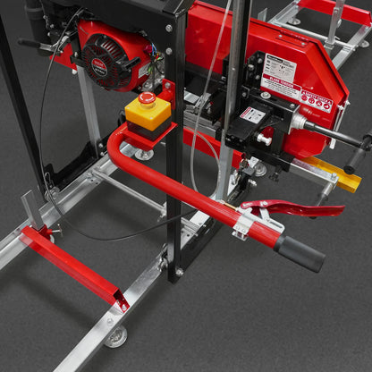 22" Portable Sawmill,  274cc 8.1HP Gasoline Engine,  18" Board Width,  13' Track Length ,  SM-22