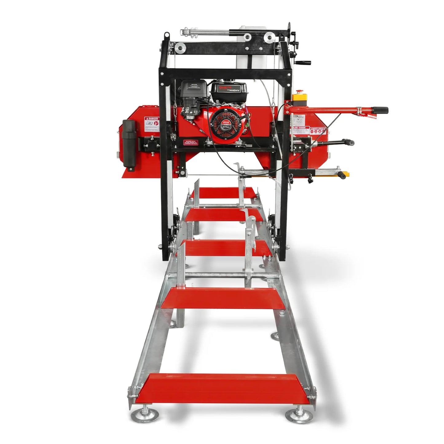 22" Portable Sawmill,  274cc 8.1HP Gasoline Engine,  18" Board Width,  13' Track Length ,  SM-22