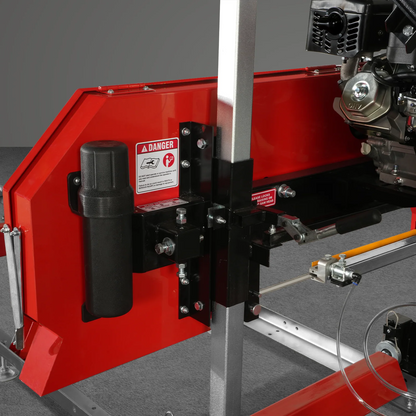 32" Portable Sawmill,  KOHLER CH440 429cc E-Start Gasoline Engine,  26.5" Board Width,  13' Track Length ,  SM-32