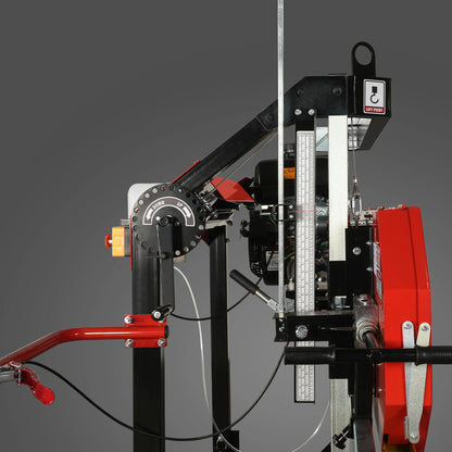 32" Portable Sawmill (5 x Blades Included),   KOHLER CH440 429cc E-Start Gasoline Engine,  26.5" Board Width,  20' Track Length (13' Track Length + 6.4' Track Extension Included) ,  SM-32