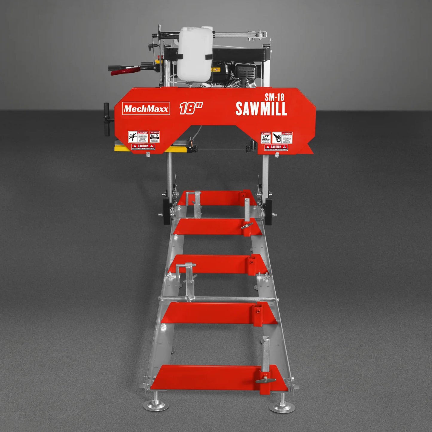 18" Portable Sawmill,  212cc 7HP Gasoline Engine,  15" Board  Width,  10' Track Length ,  SM-18