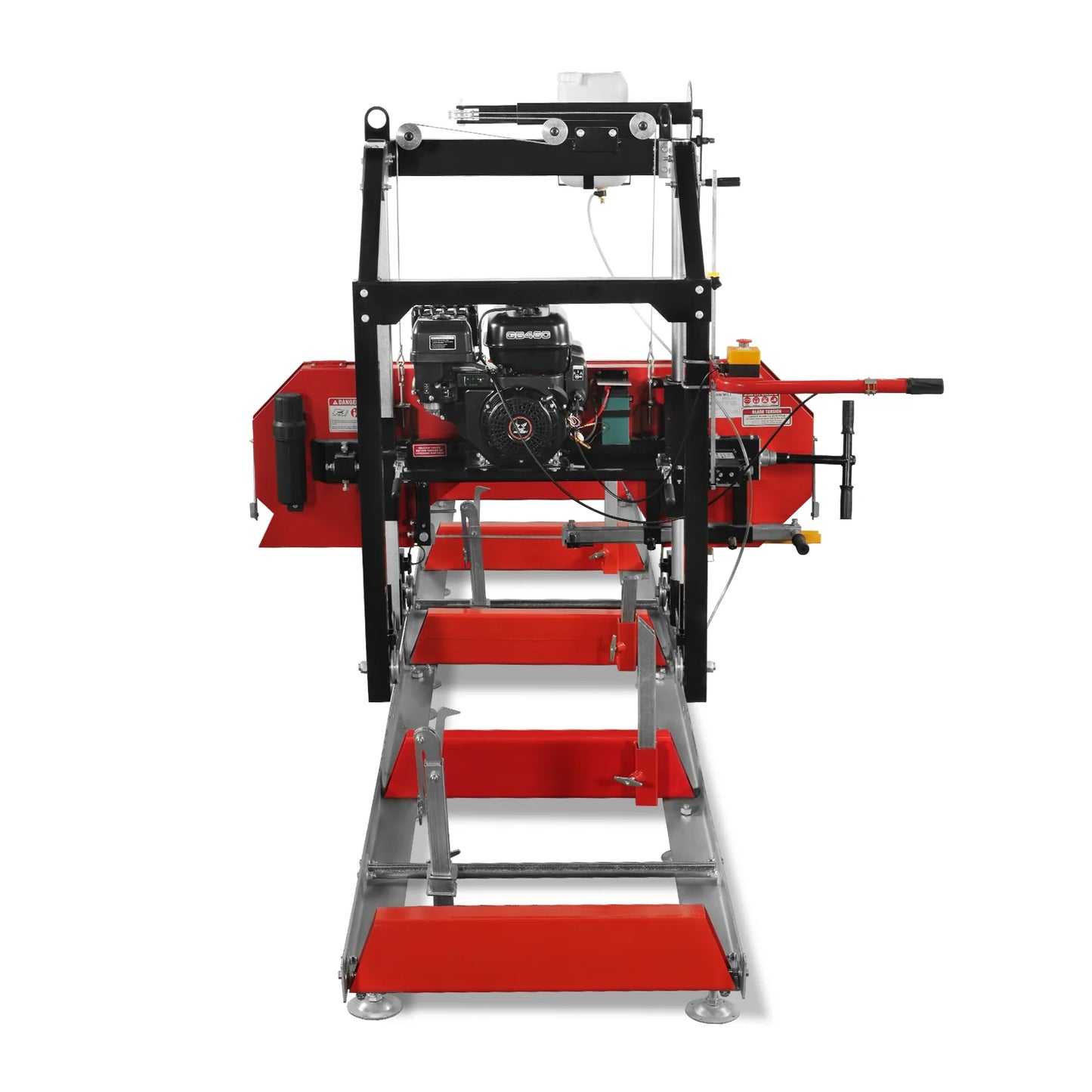 26" Portable Sawmill,  459cc 15HP E-Start Gasoline Engine,  20" Board  Width,  13' Track Length ,  SM-26