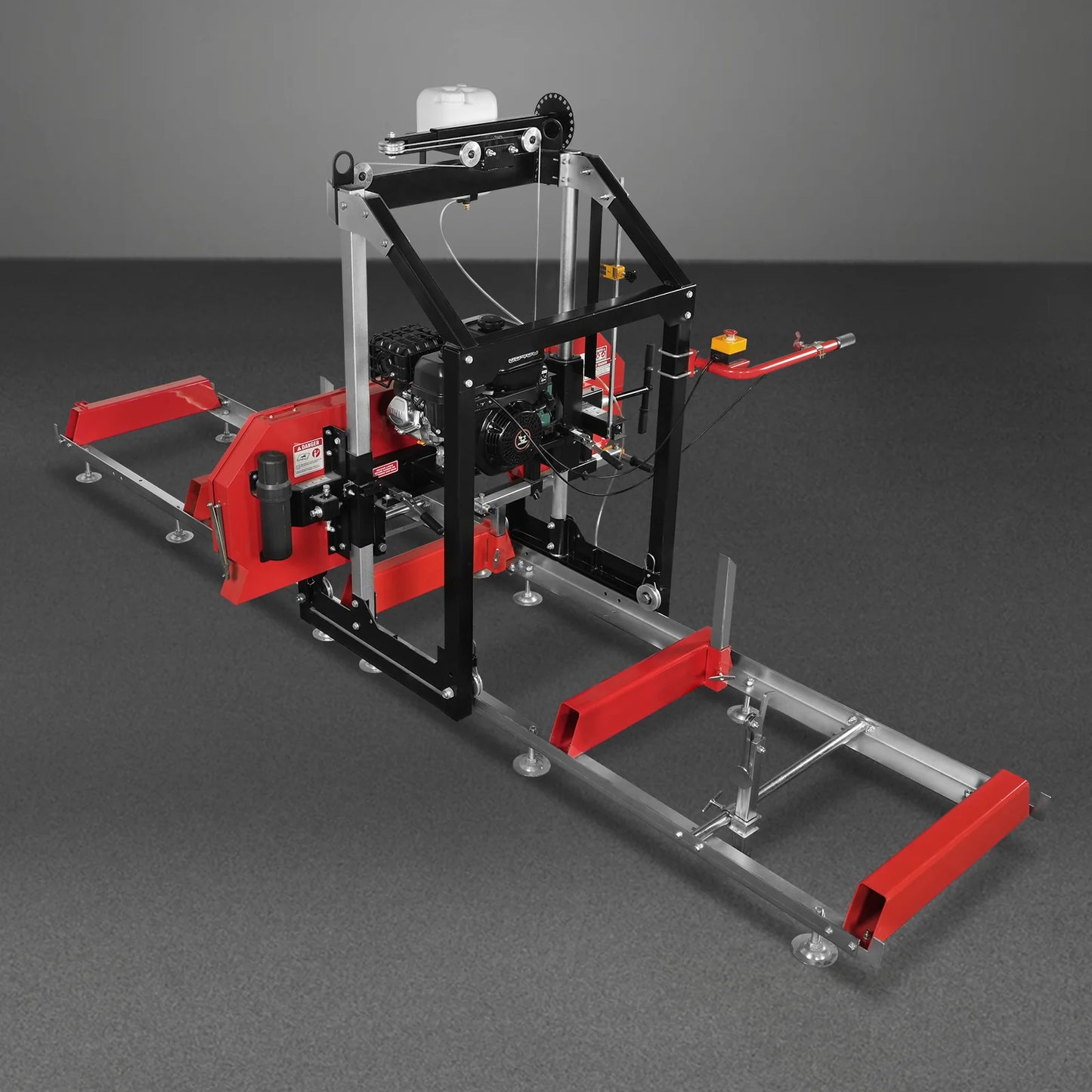26" Portable Sawmill,  459cc 15HP E-Start Gasoline Engine,  20" Board  Width,  13' Track Length ,  SM-26
