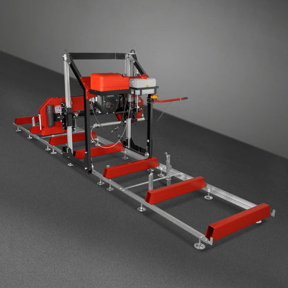 36" MAX Portable Sawmill,  25HP 750cc ZONSEN V-Twin Engine,  36" Board Width, 20' Track Length, SM-36MAX