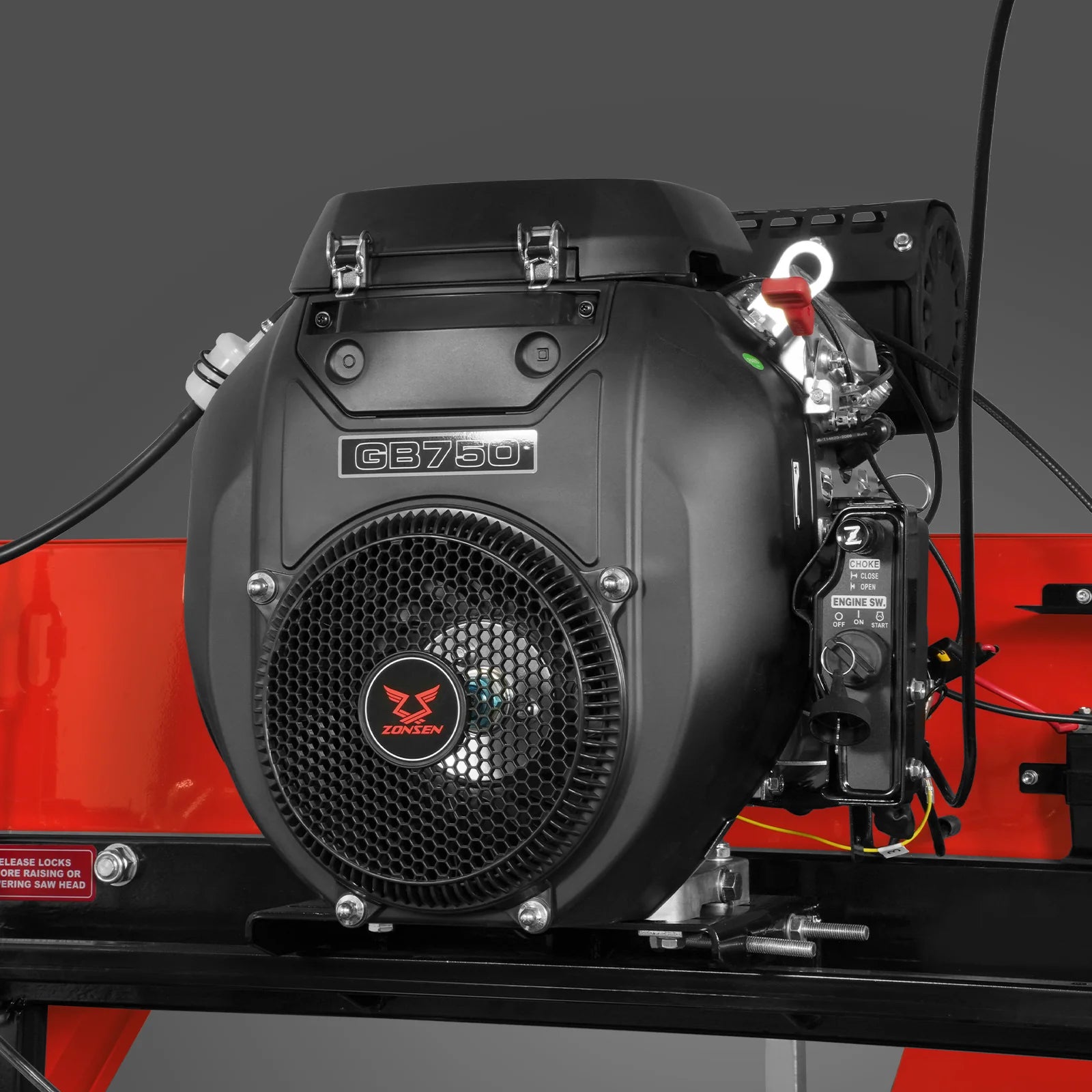 36" MAX Portable Sawmill,  25HP 750cc ZONSEN V-Twin Engine,  36" Board Width,  20' Track Length,  (10 x Blades Included),  SM-36MAX